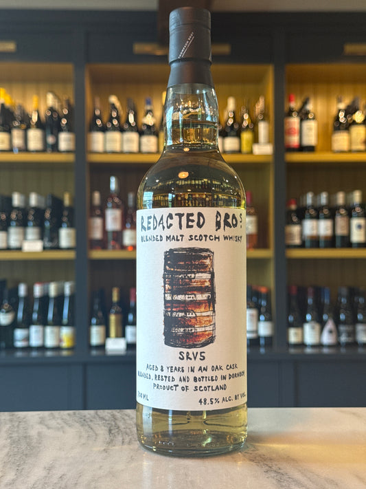 Redacted Bros 8 Year Old Cask SRV5 Blended Malt Scotch