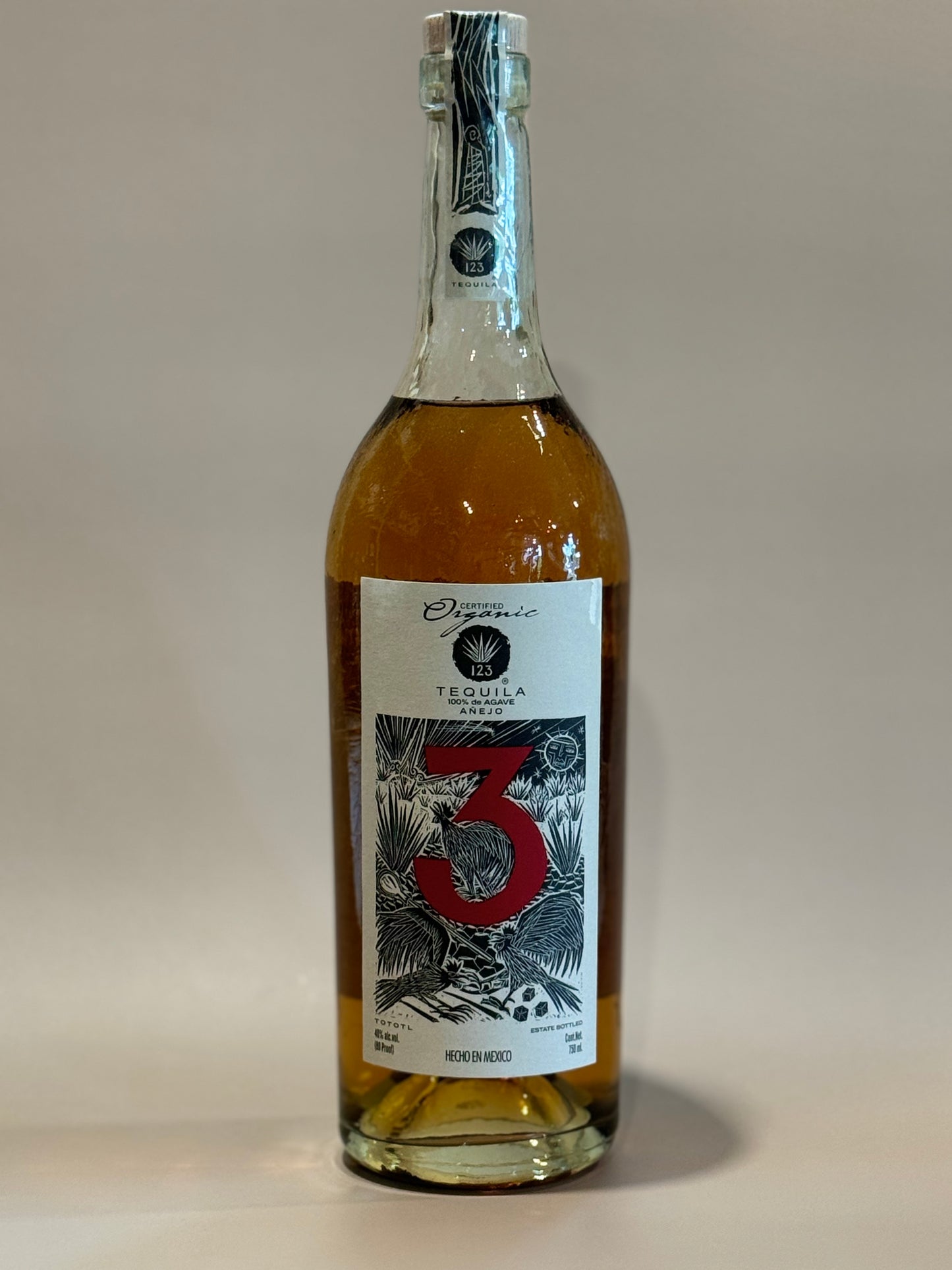 123 Tequila Organic Anejo